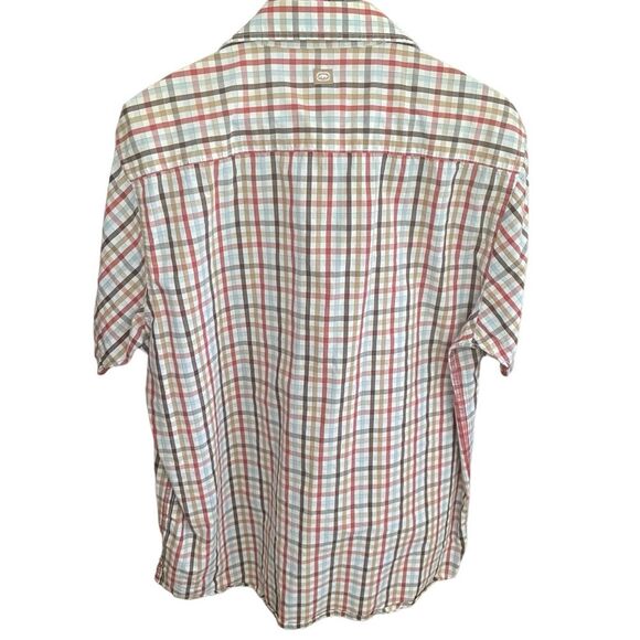 ECKO UNLTD Men's Button Down Plaid Short Sleeve 100% Cotton Shirt Size Large - Picture 2 of 10
